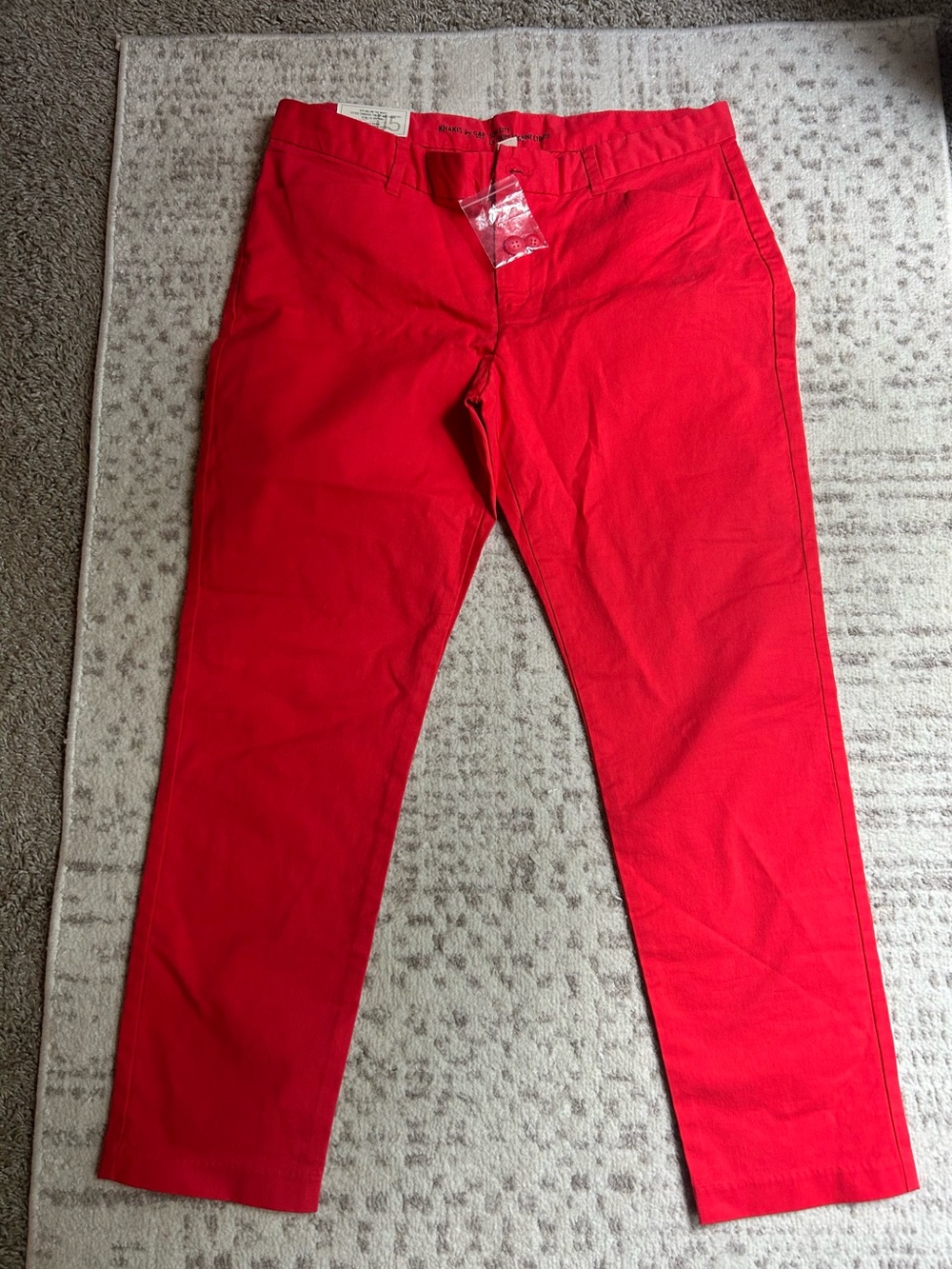 GAP Women's Bright Red Skinny Pants